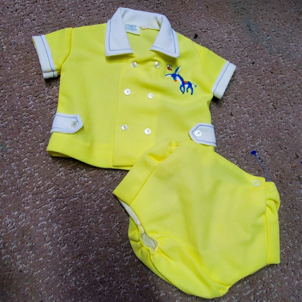 vintage 1950s infant boys vintage suit